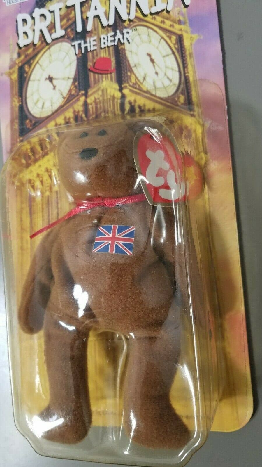 Britannia the Bear Ty Beanie Baby McDonald's Exclusive *Tag Errors* - Thumbnail 2