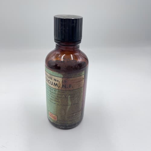 Rare Vintage Tincture No 19 Capsicum, N. F. Bottle Lilly 4 fl oz ,Collectible - Thumbnail 2