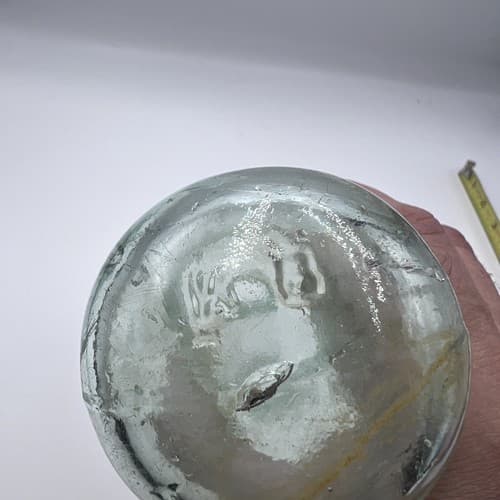 1870s-1910s KB Round Bottom Soda Bottle Mineral Water Kilner Bros Mold Crown Lip - Thumbnail 3