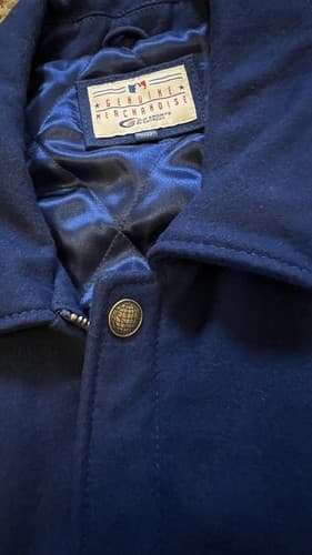 Vintage G-III Carl Banks G3 Mets Limited Edition Jacket Leather/Wool 3XL - Thumbnail 5