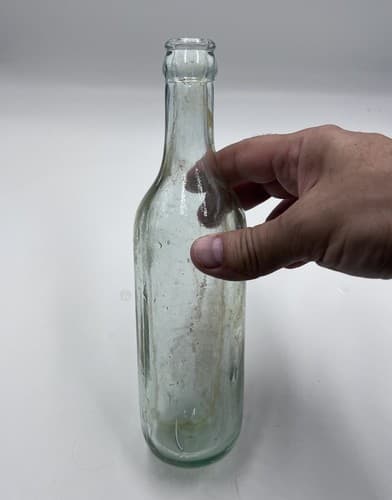 1870s-1910s KB Round Bottom Soda Bottle Mineral Water Kilner Bros Mold Crown Lip - Thumbnail 2