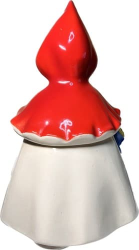 Vintage Hull Pottery Little Red Riding Hood Cookie Jar With Lid 1940's - Thumbnail 3