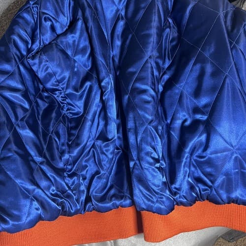 Vintage G-III Carl Banks G3 Mets Limited Edition Jacket Leather/Wool 3XL - Thumbnail 10