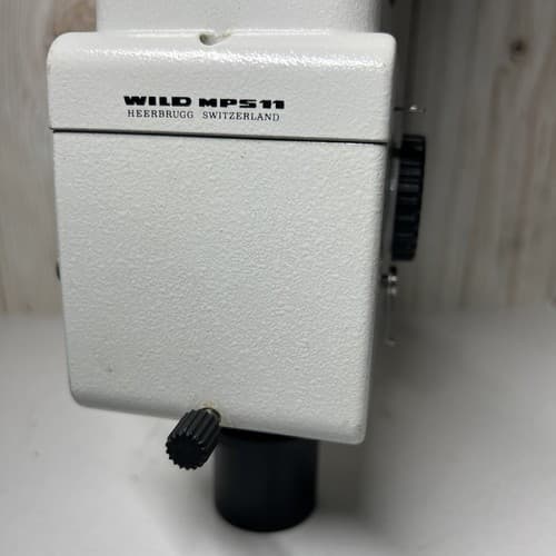 Wild Heerbrugg Microscope Polaroid Camera Adapter Lens (0.8x) MP511 Switzerland - Thumbnail 6