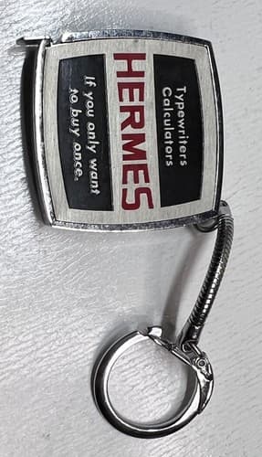 Vintage Hermes Typewriters Tape Measure Advertisment , Japan , Rare NOS - Thumbnail 5