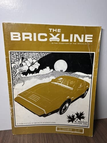Bricklin International club Magazine “Brickline” 1979 vol 4 #2
