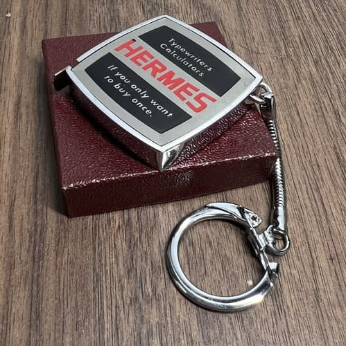 Vintage Hermes Typewriters Tape Measure Advertisment , Japan , Rare NOS - Thumbnail 14