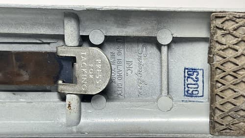 Vintage Stapler Deco Swingline Grey #4 Usa Industrial Works - Thumbnail 8