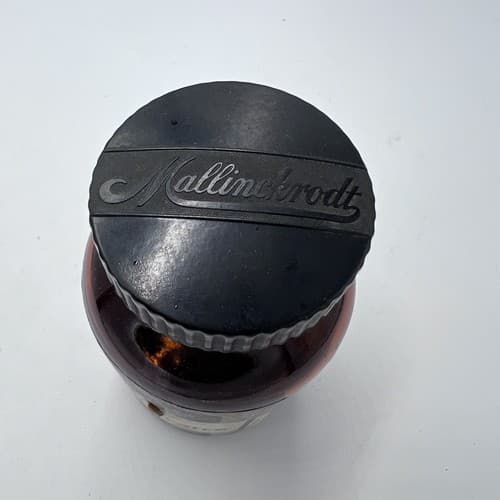 Vintage Mallinckrodt Brown Dispensary Bottle Sodium Citrate 4.75" Empty - Thumbnail 3