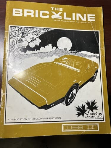 Bricklin International club Magazine “Brickline” 1979 vol 4 #2 - Thumbnail 3