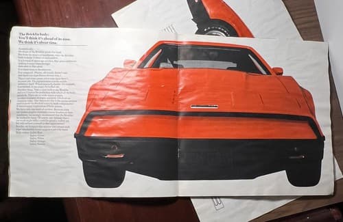 Original 1975 Bricklin Sales Brochure with Poster - Thumbnail 4