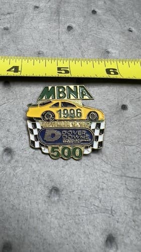1996 Dover Downs Downs MBNA 500 NASCAR Racing Hat Pin Lapel