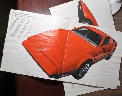 Original 1975 Bricklin Sales Brochure with Poster - Thumbnail 6