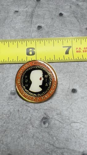 (2) Washington DC Rolling Thunder POW MIA Motorcycle Jacket Vest Pins 2003/2004 - Thumbnail 4