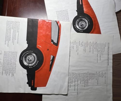 Original 1975 Bricklin Sales Brochure with Poster - Thumbnail 7