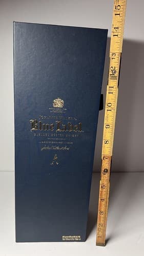 JOHNNIE WALKER BLUE LABEL CASE SCOTCH WHISKEY EMPTY BOX 750ML COLLECTIBLE - Thumbnail 7