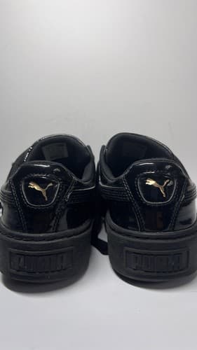 Women PUMA Patent Platform Shoes Sneakers Sz 6.5/37 - Thumbnail 3