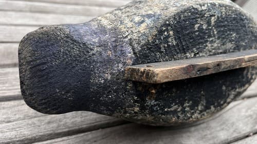 Old Wood Duck Decoy 13" - Thumbnail 8