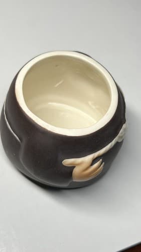 Vintage Goebel Friar Tuck Monk Sugar Bowl Mustard Germany - Thumbnail 5