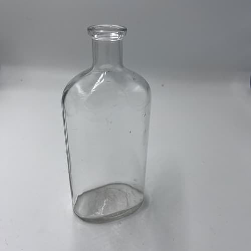 Very Early Owens Bottle Boxed O Clear Antique 8" Pre-Merger - Thumbnail 6