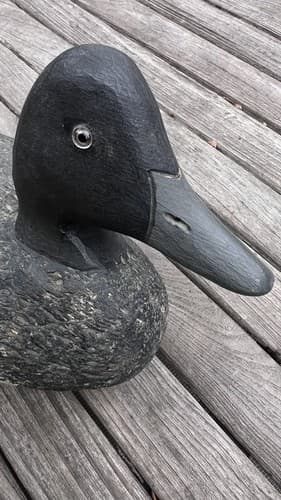 Old Wood Duck Decoy 13" - Thumbnail 5