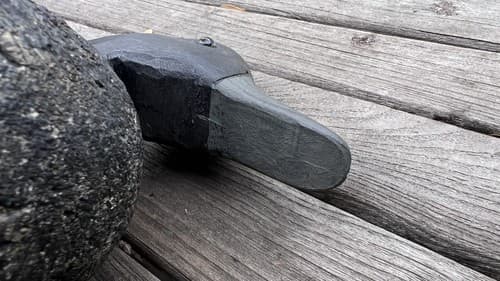 Old Wood Duck Decoy 13" - Thumbnail 9