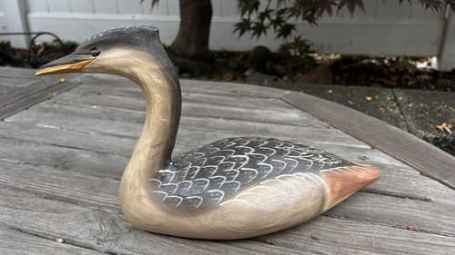 Jimmy Bowden Carved And Painted Grebe 2001 - Thumbnail 3