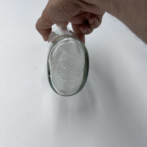 Very Early Owens Bottle Boxed O Clear Antique 8" Pre-Merger - Thumbnail 8