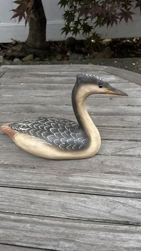 Jimmy Bowden Carved And Painted Grebe 2001 - Thumbnail 2