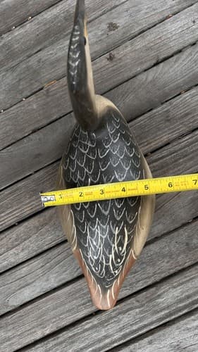Jimmy Bowden Carved And Painted Grebe 2001 - Thumbnail 11