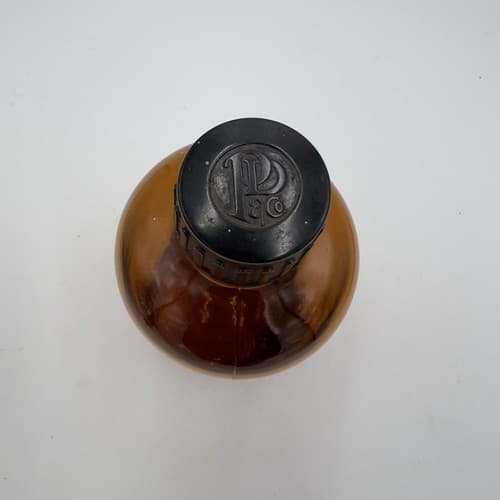 Parke Davis & Co 1930,s Vintage Antique Amber Pharmaceutical Empty Bottle 7.5" - Thumbnail 5