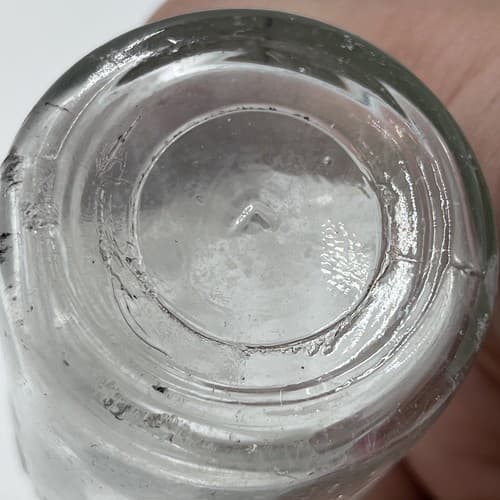 Vintage Welch’s Junior Juice Bottle 1940s Nice Small Bottle 5" - Thumbnail 4
