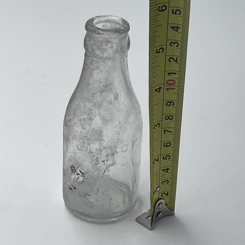 Vintage Welch’s Junior Juice Bottle 1940s Nice Small Bottle 5" - Thumbnail 3