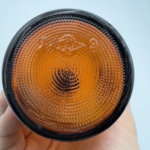 Parke Davis & Co 1930,s Vintage Antique Amber Pharmaceutical Empty Bottle 7.5" - Thumbnail 6