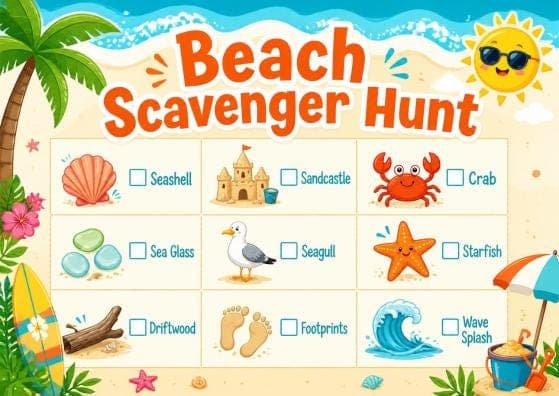Beach Scavenger Hunt - Thumbnail 2