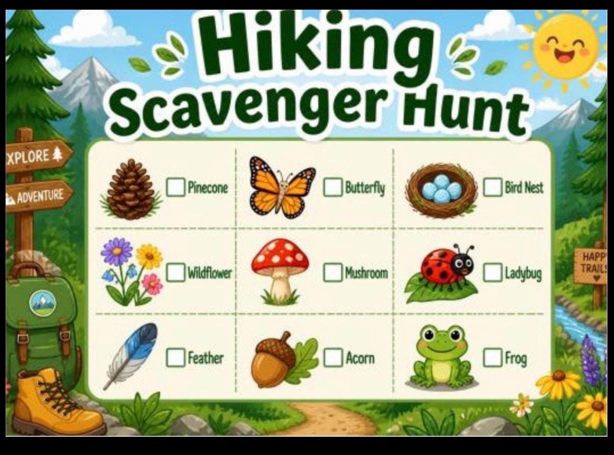 Hiking Scavenger Hunt - Thumbnail 2