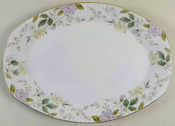 Grant Crest "Spring Serenade" 14" oval platter - Thumbnail 2