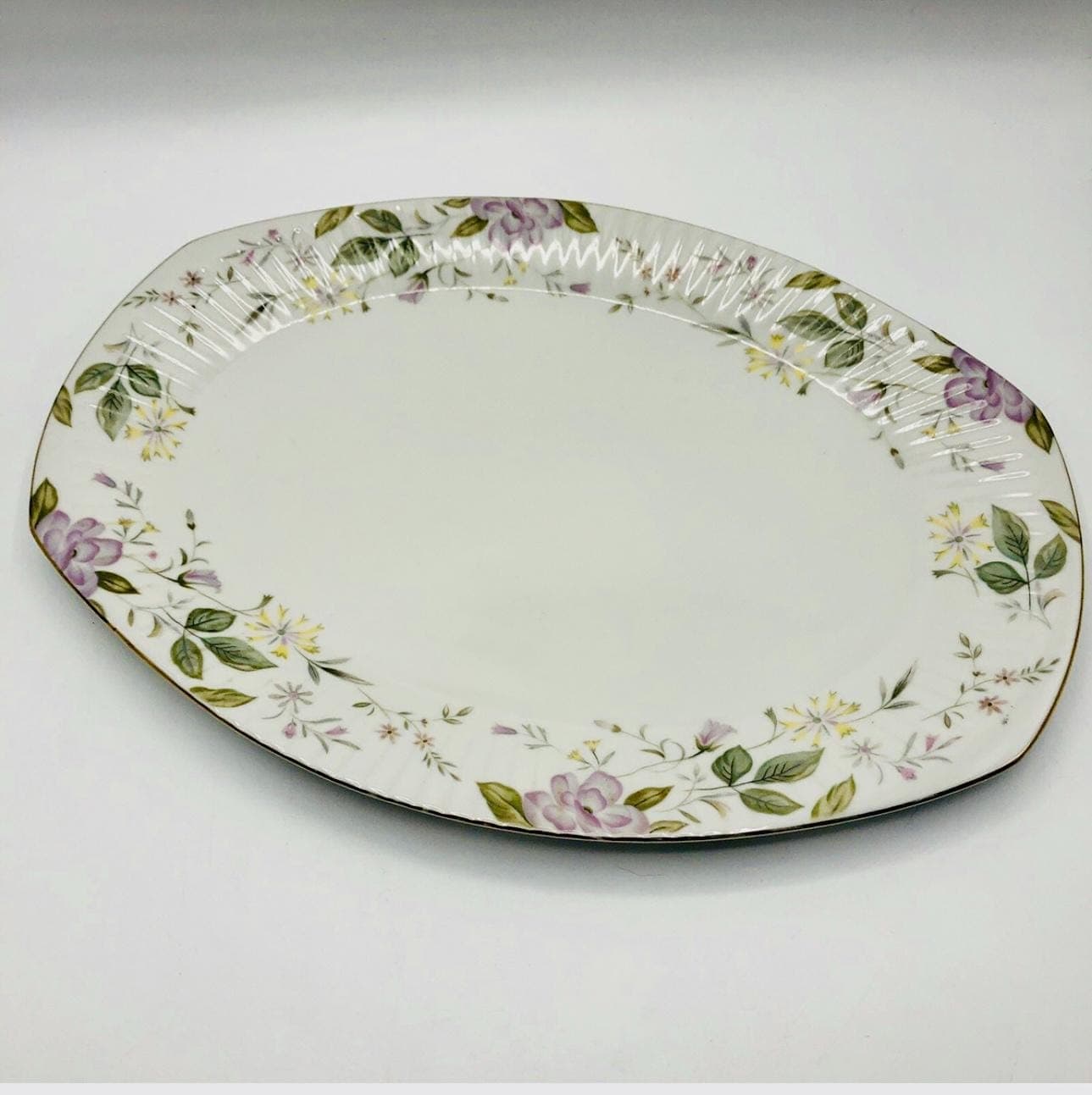 Grant Crest "Spring Serenade" 14" oval platter - Thumbnail 7