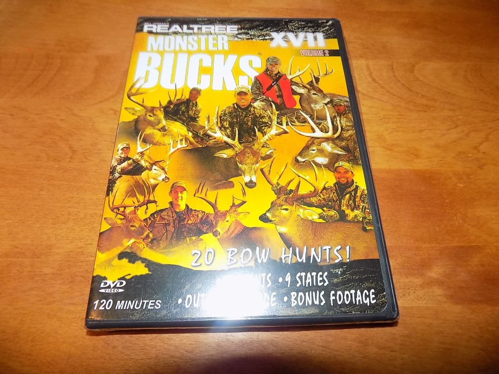 REALTREE MONSTER BUCKS XVII VOLUME 2 Bow Hunts 27 Hunts Whitetail Buck DVD NEW