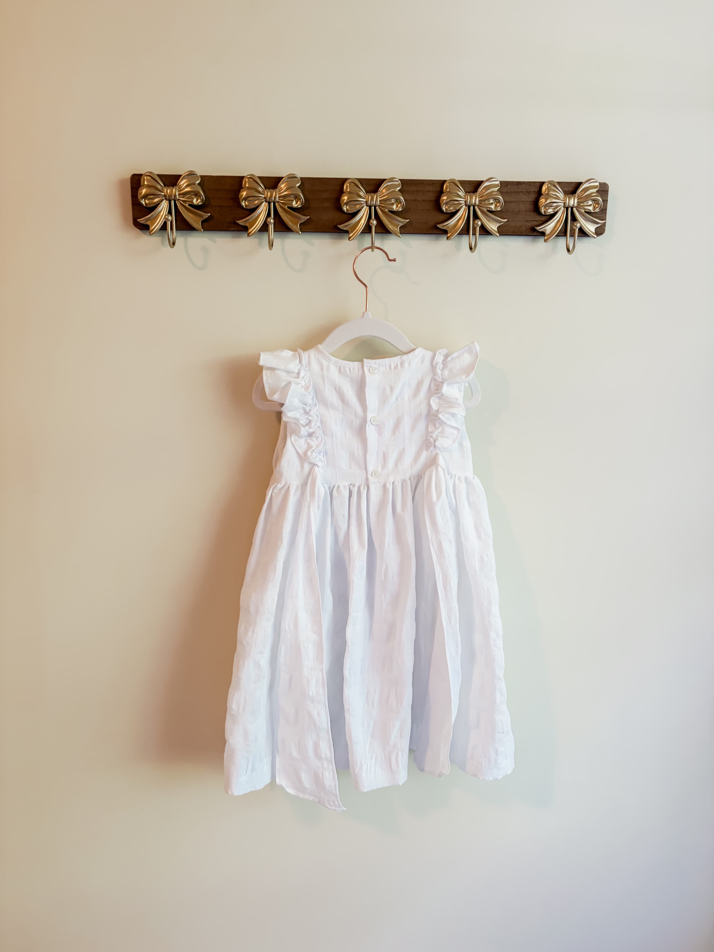 Sophia & Lucas White Sleeveless Ruffle Dress Size 3T - Thumbnail 2