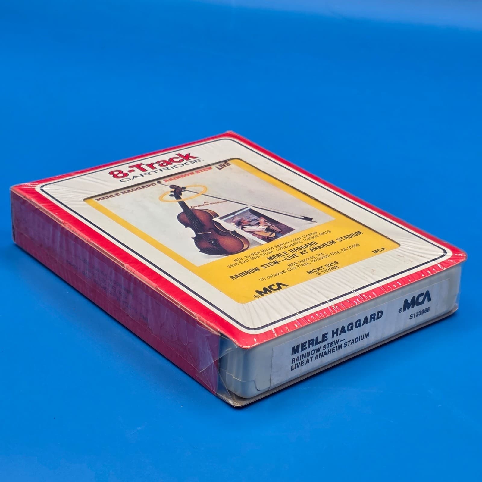 Merle Haggard, Rainbow Stew - Live at Anaheim Stadium (8 Track, 1981 RCA) Sealed - Thumbnail 2