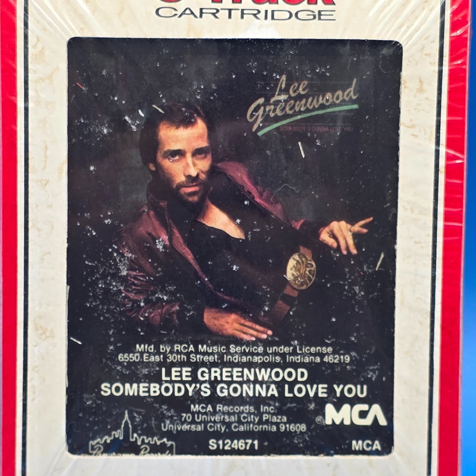 Lee Greenwood Somebody's Got To Love You Sealed 8 Track Tape MCA 1983 S12461 - Thumbnail 2