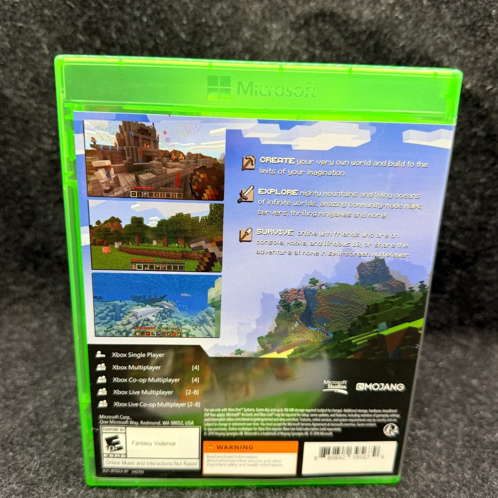 MINECRAFT Xbox One Edition NO MANUAL - Thumbnail 4
