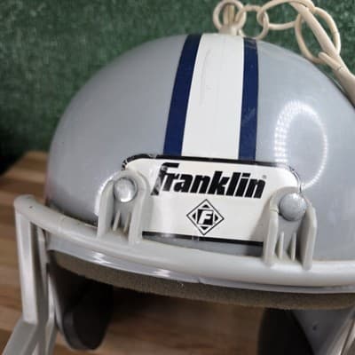VTG 1980s NFL Franklin Helmet Dallas Cowboys Hanging Swag Lamp Chandelier RARE - Thumbnail 10