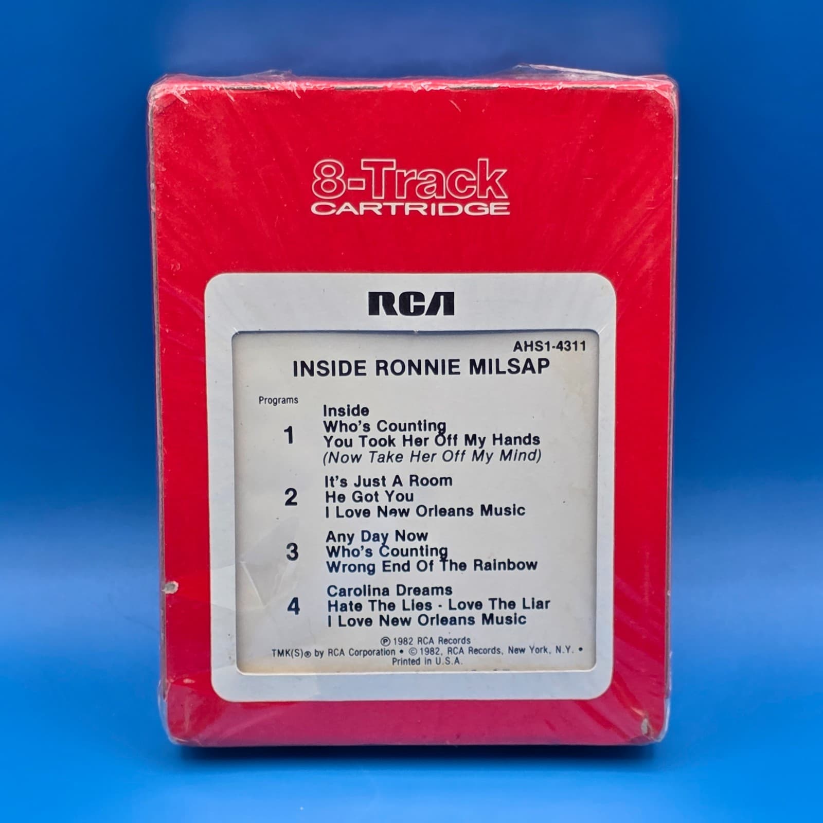 RONNIE MILSAP - "Inside Ronnie Milsap" - Vintage Collectible 8-Track Tape - Thumbnail 5