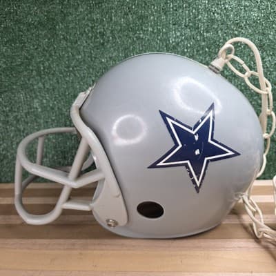VTG 1980s NFL Franklin Helmet Dallas Cowboys Hanging Swag Lamp Chandelier RARE - Thumbnail 5
