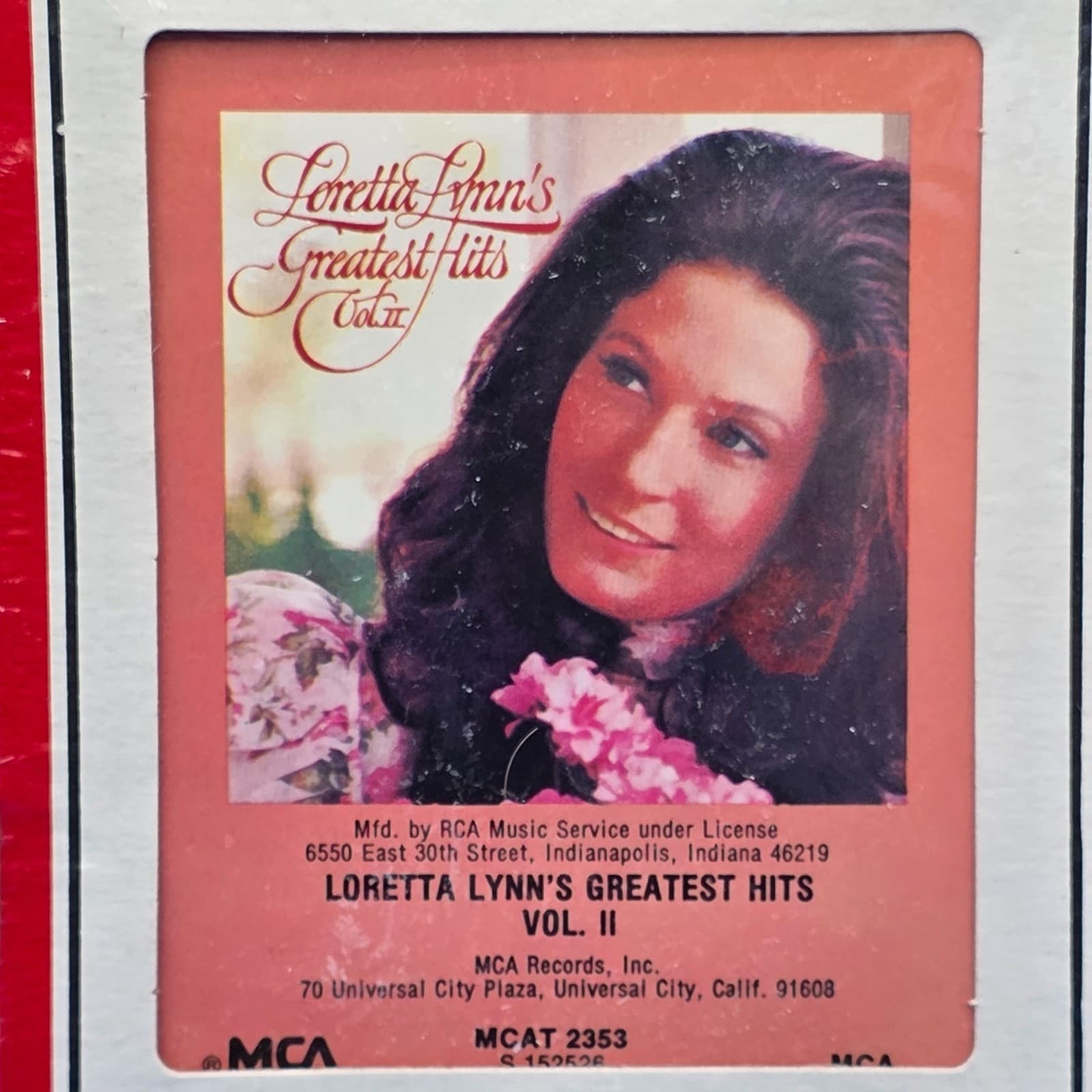 Loretta Lynn Greatest Hits Vol. II [NEW Sealed] 8-Track tape 1974 MCA Records - Thumbnail 6