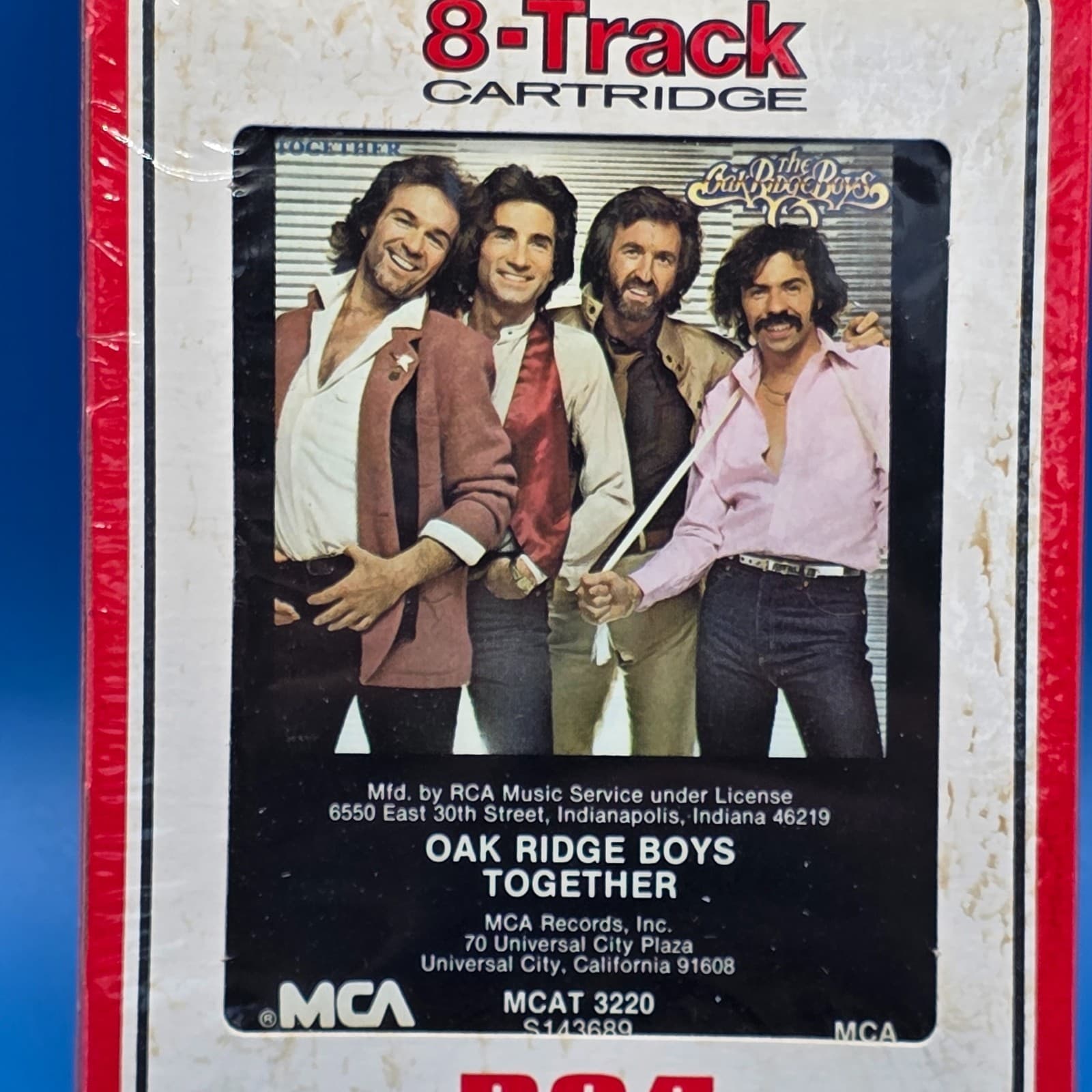 New The Oak Ridge Boys Together 8-Track Cartridge Tape White NIP - Thumbnail 2