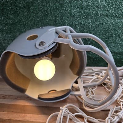 VTG 1980s NFL Franklin Helmet Dallas Cowboys Hanging Swag Lamp Chandelier RARE - Thumbnail 3