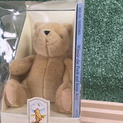 Vintage Classic Pooh Gund Plush Bear Book Set 1994 Winnie-the-Pooh Boxed - Thumbnail 3
